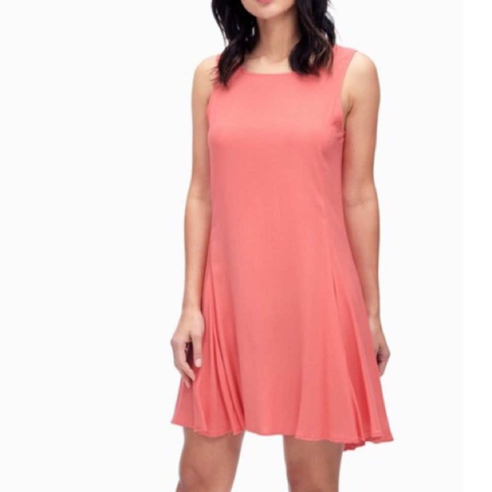 Splendid Rayon Voile Coral Sleeveless Dress